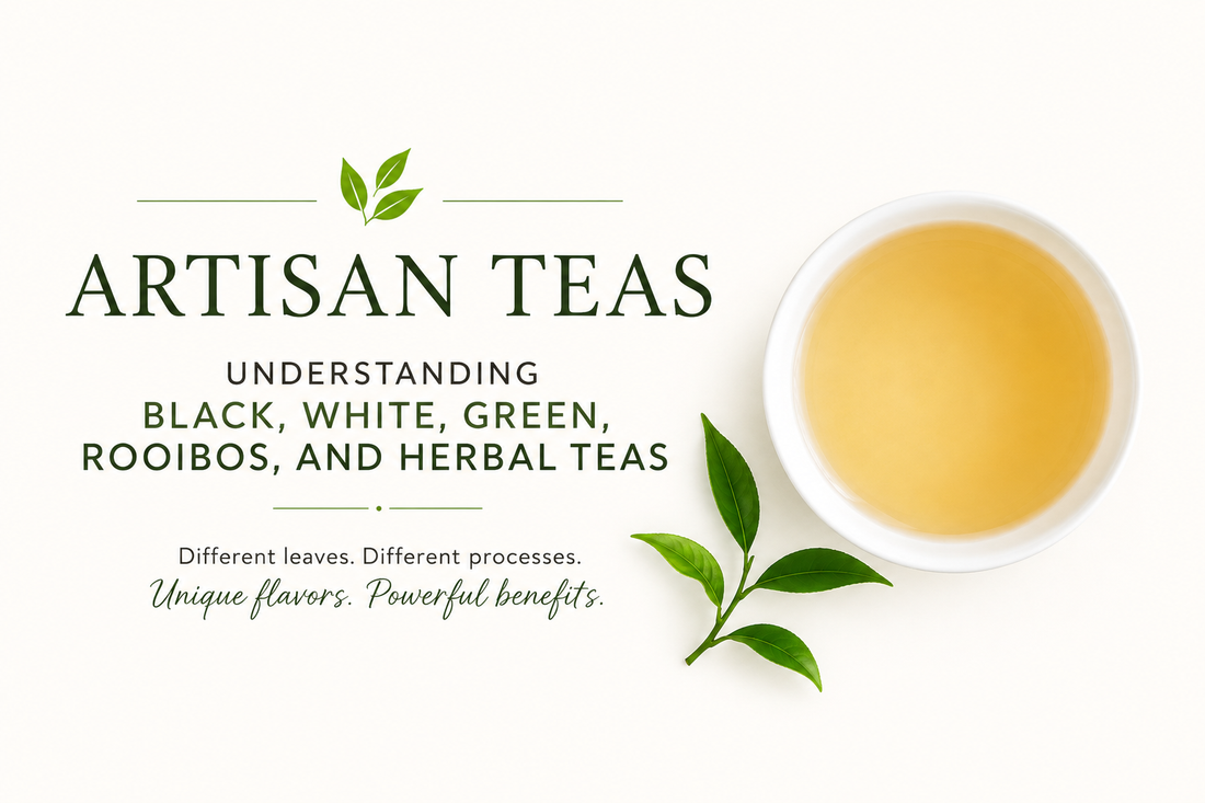 Artisan Teas: Understanding Black, White, Green, Rooibos, and Herbal Teas
