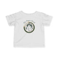 Infant Tee — 'Sip, Pause, Reset' Vintage Coffee Badge Baby T-Shirt