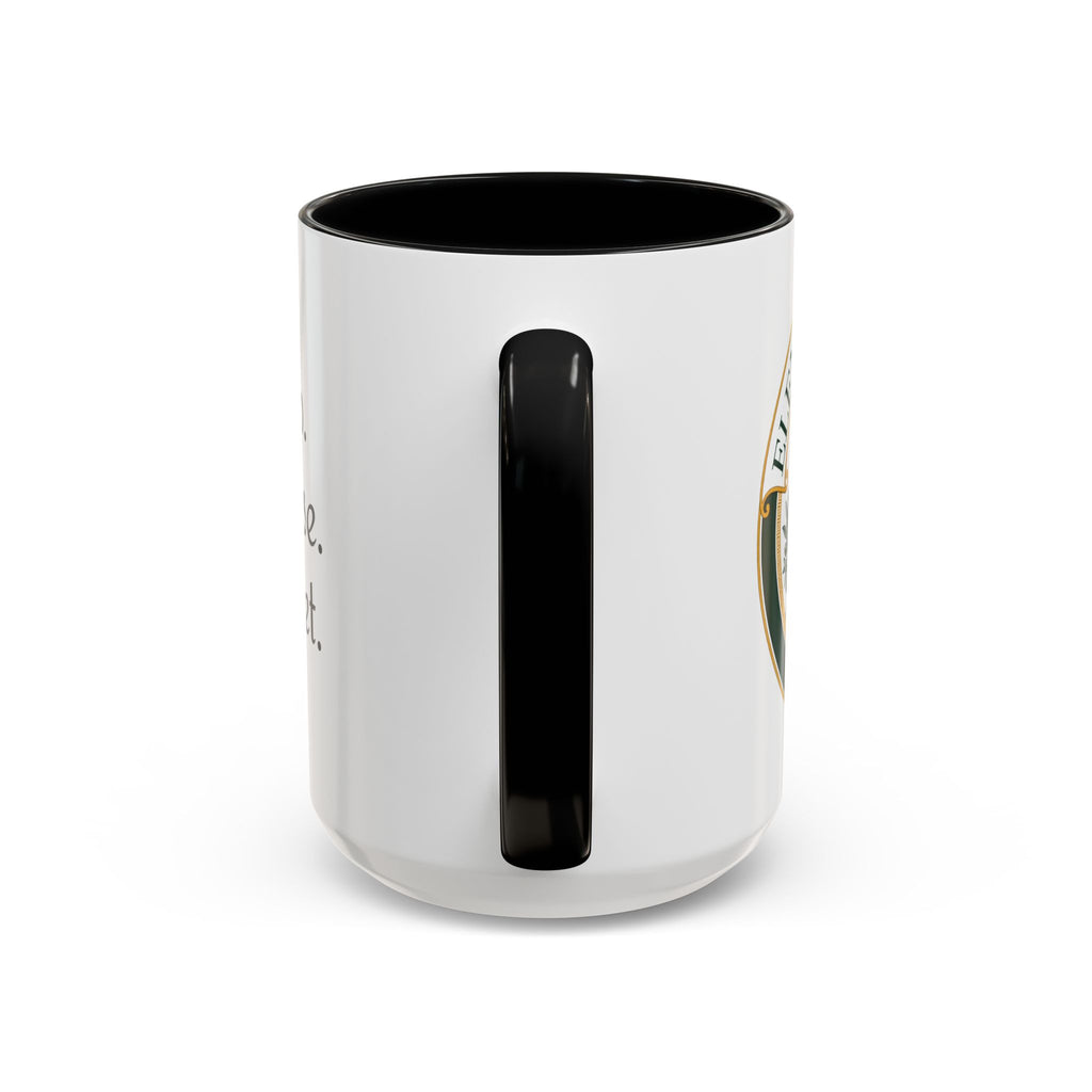 Sip. Pause. Reset. Coffee Mug — Motivational Accent Mug (11/15 oz)