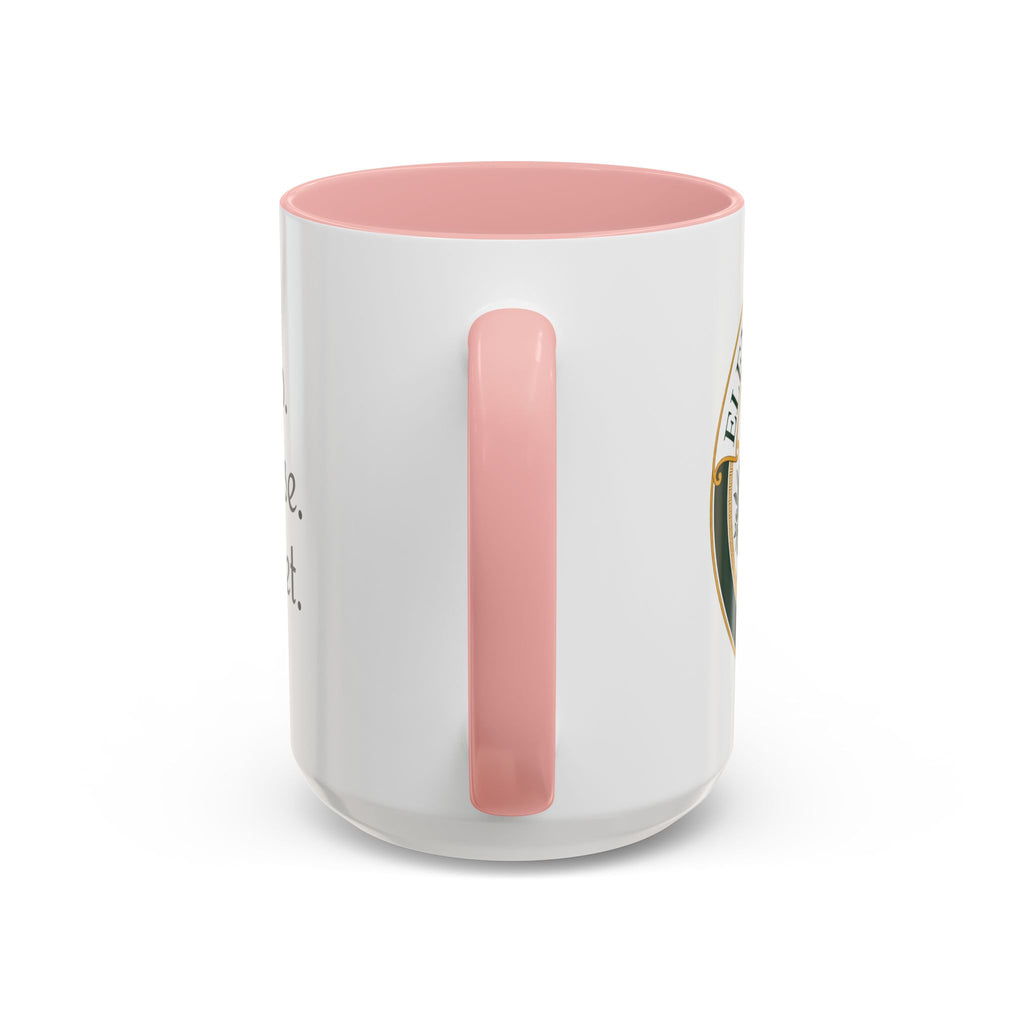 Sip. Pause. Reset. Coffee Mug — Motivational Accent Mug (11/15 oz)