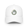 Low Profile Baseball Cap — Vintage Floral Portrait Embroidered Hat