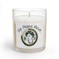 Sip, Pause, Reset Glass Candle — 11oz Relaxing Aromatherapy Candle