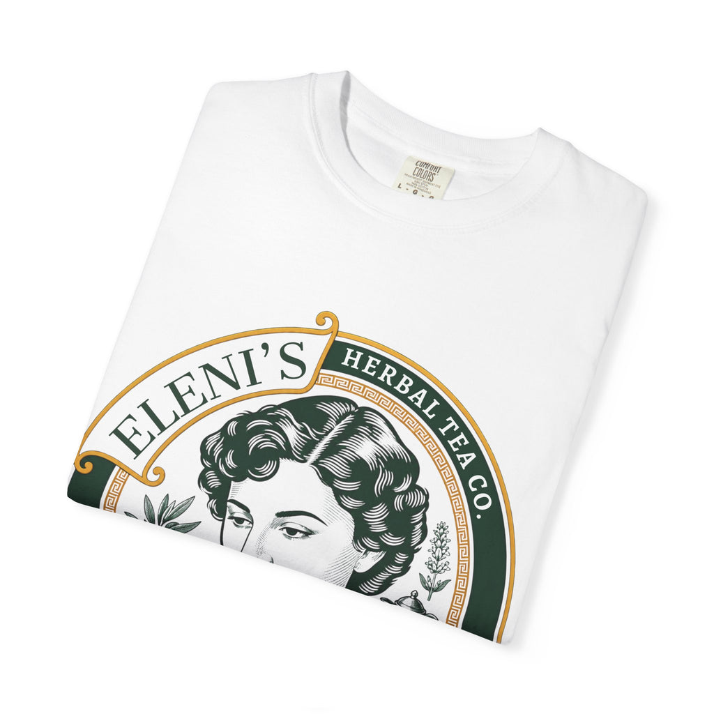 "Eleni's" Logo Tee - Herbal Teaco Vintage Portrait T‑Shirt