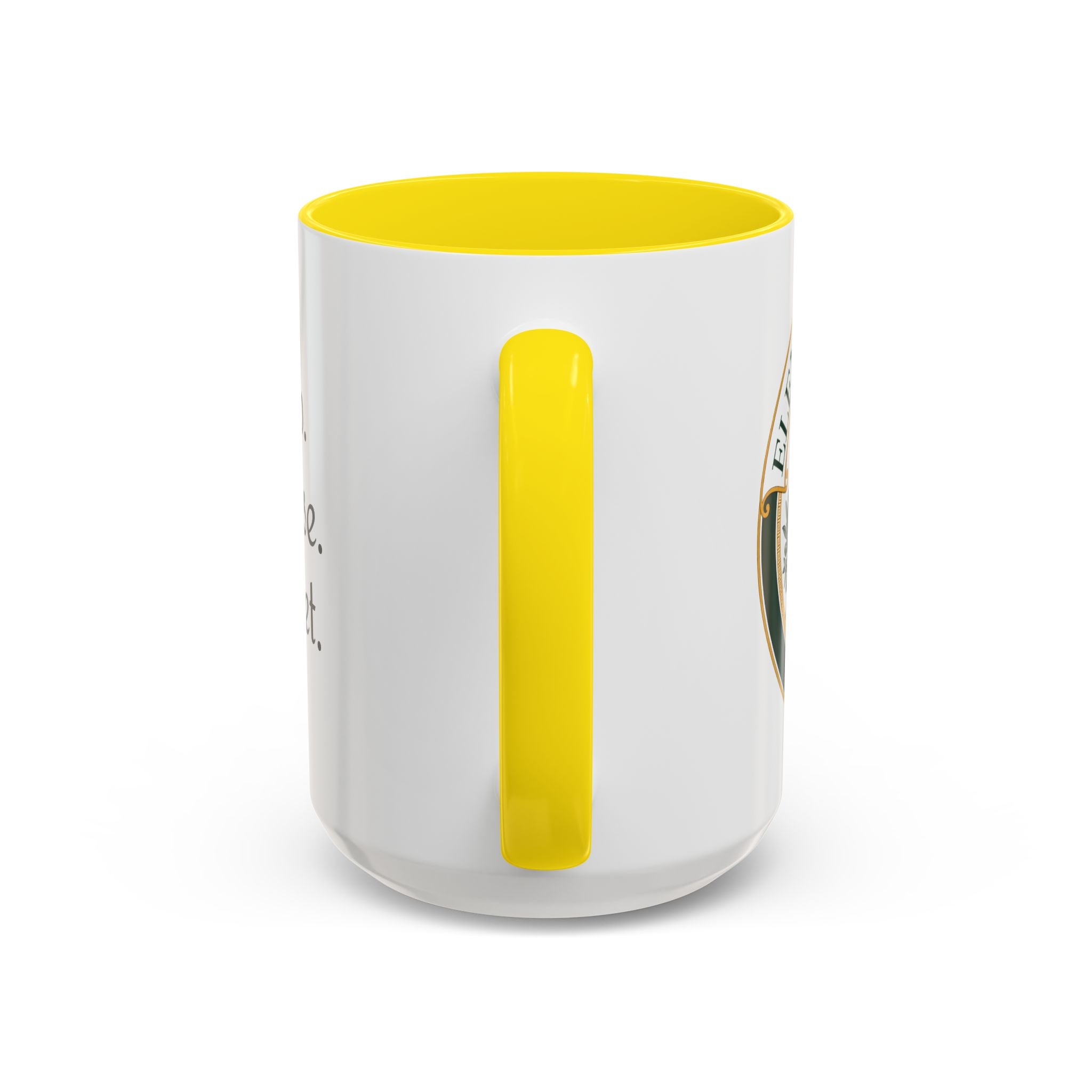 Sip. Pause. Reset. Coffee Mug — Motivational Accent Mug (11/15 oz)