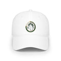 Low Profile Baseball Cap — Vintage Floral Portrait Embroidered Hat