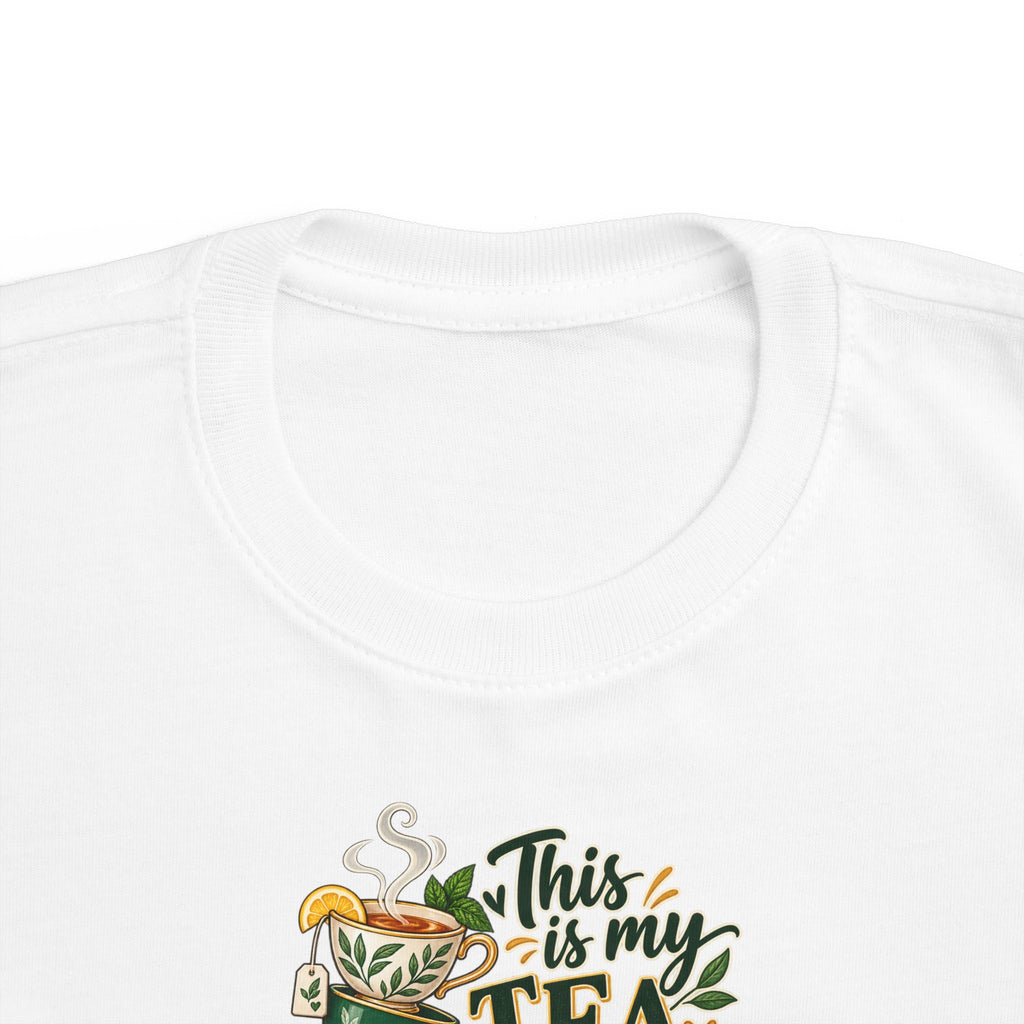 Toddler Tea Time T‑Shirt — "This Is My Tea Shirt" Cute Kid’s Tea Party Tee