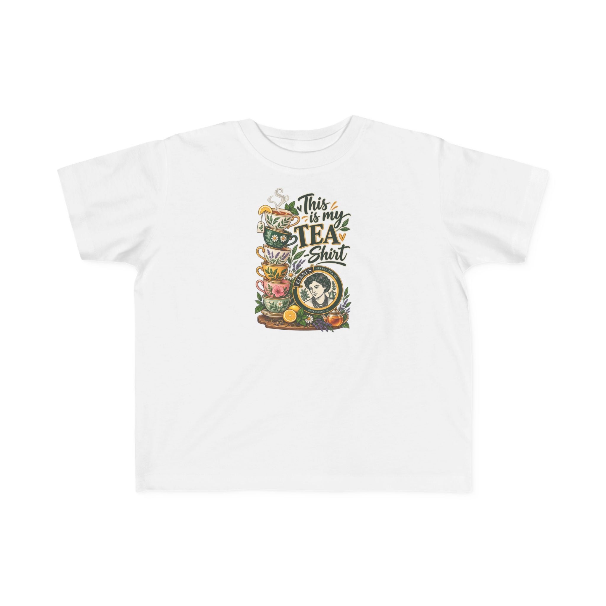 Toddler Tea Time T‑Shirt — "This Is My Tea Shirt" Cute Kid’s Tea Party Tee