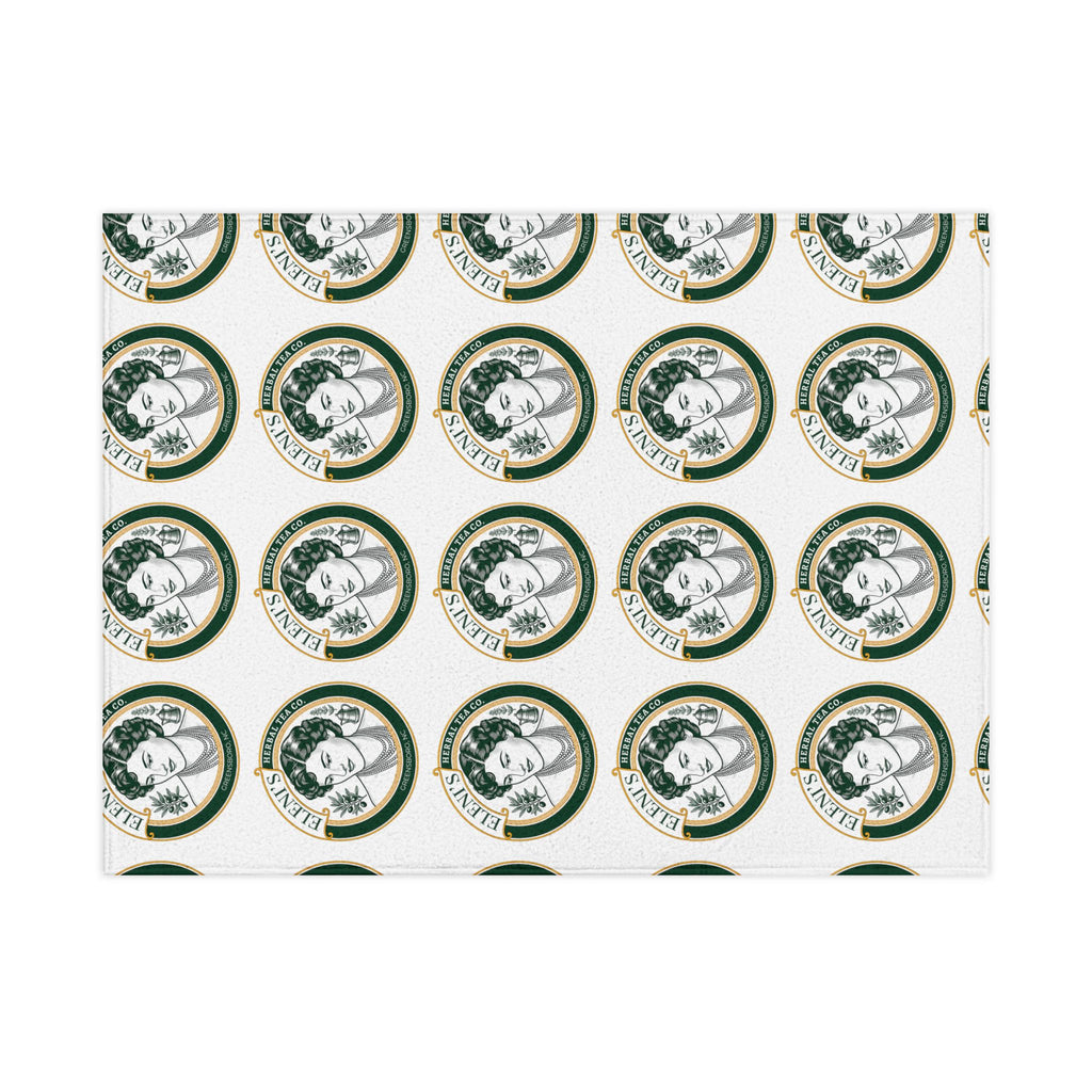 Toddler Blanket — Vintage Circle Portrait Pattern Soft Cozy Baby Throw
