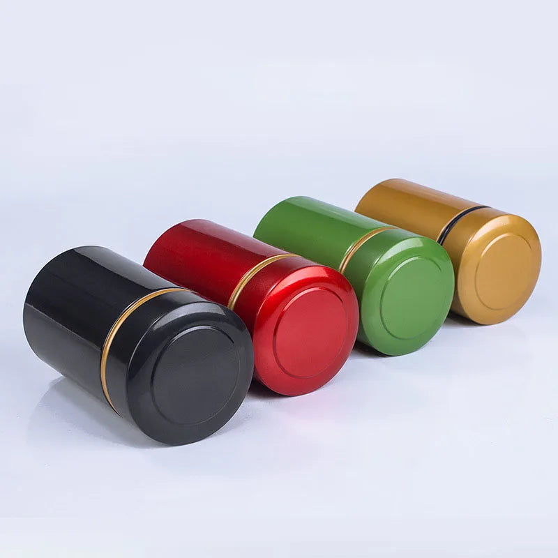 Portable Metal Tea Can, Tea Storage, Tin Containers for Loose Dry Tea Leaves, 50g/1.76oz