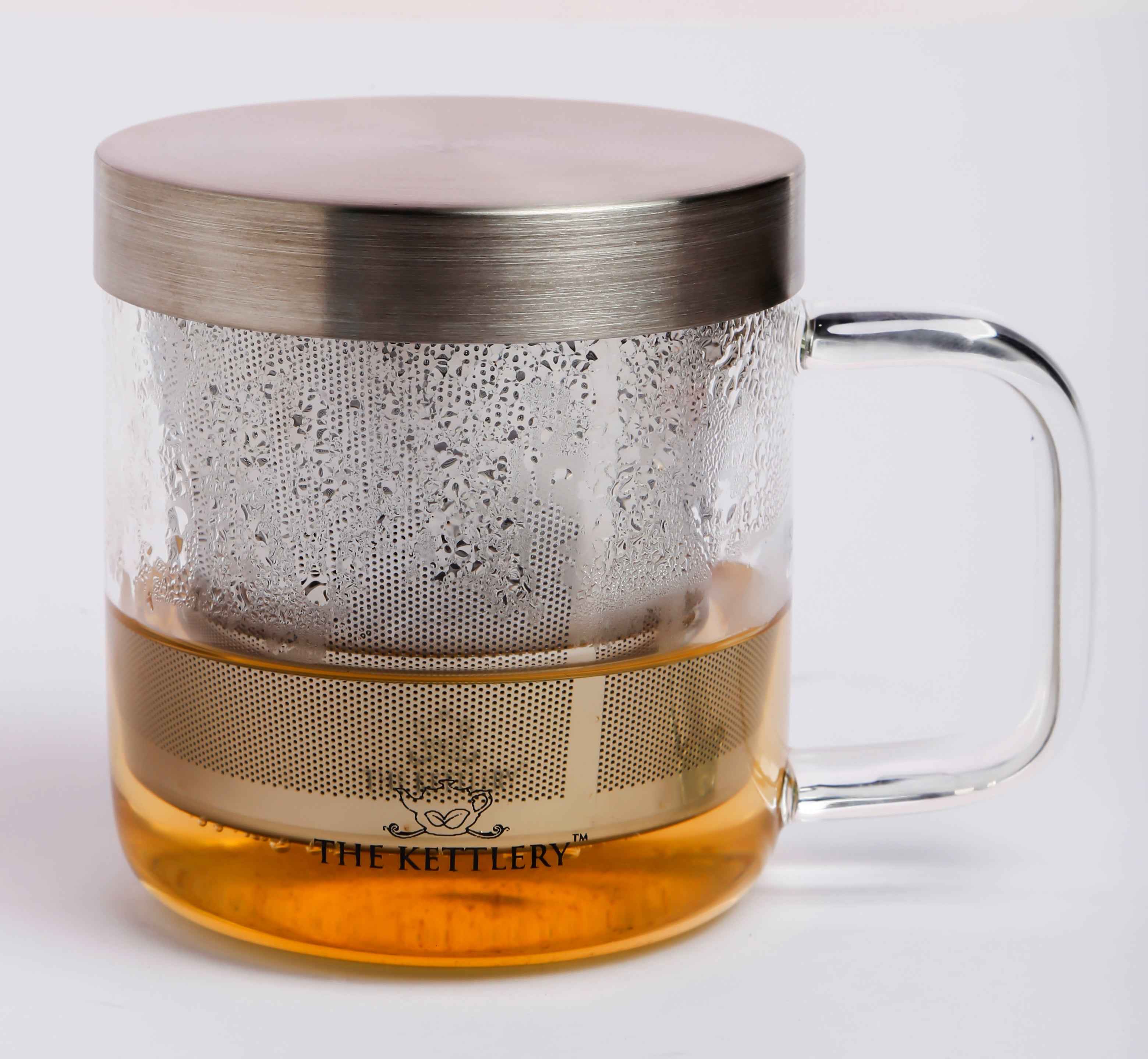 Milano Glass Tea Cup with Infuser
