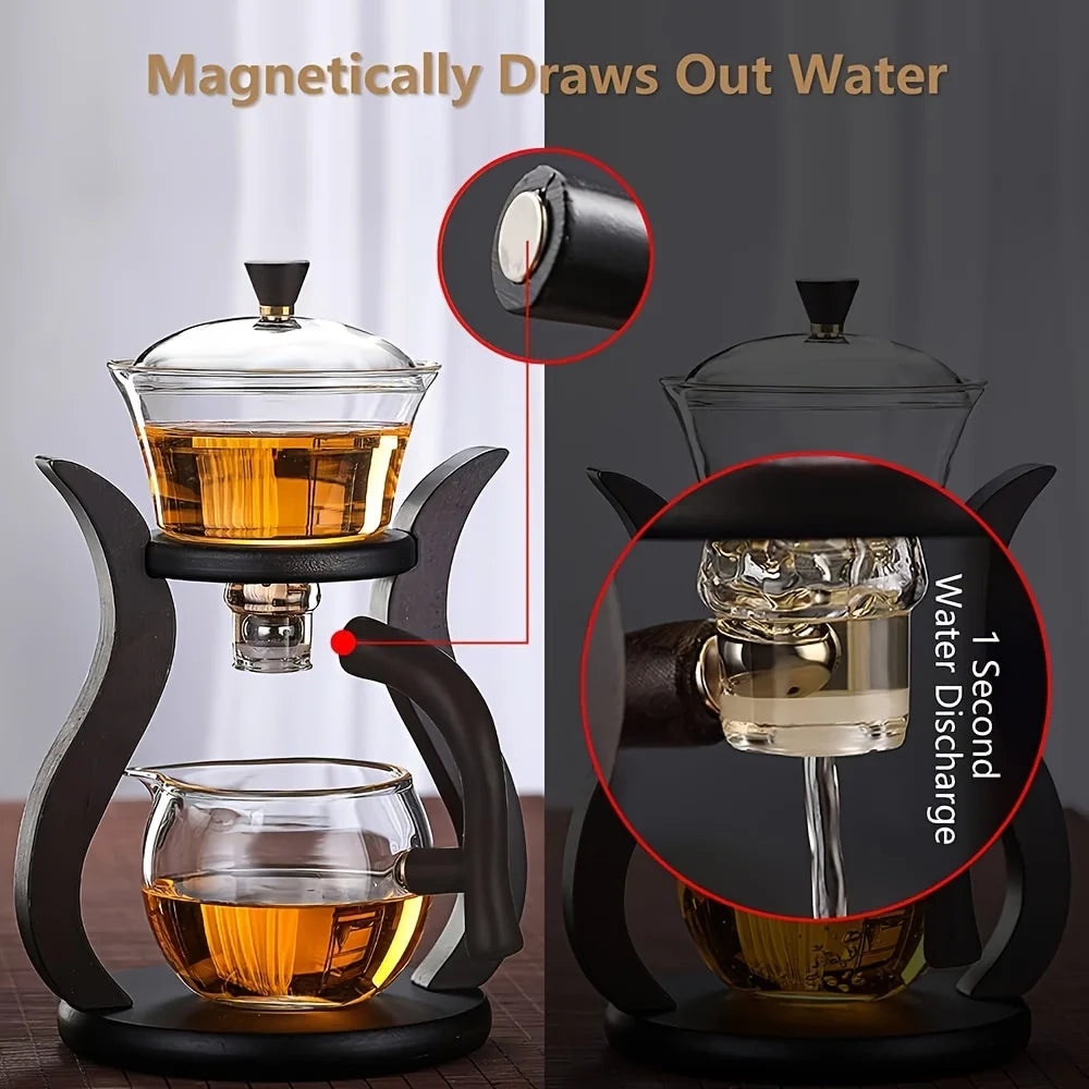 Lazy Kungfu Magnetic Tea Pot for Floral Loose Leaf Tea