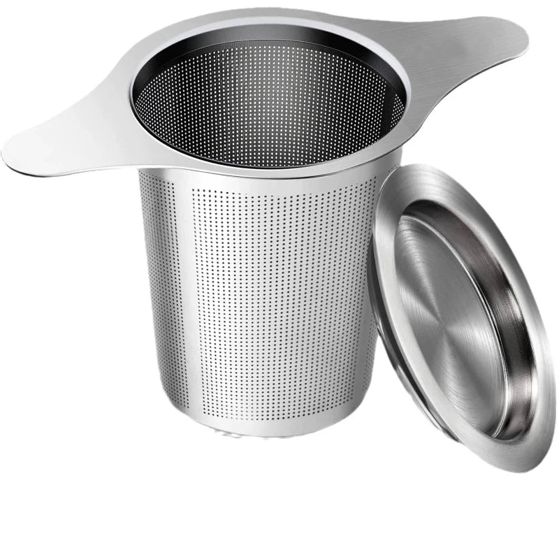 Tea Infuser Basket with Dual Handle - Fine Mesh Stainless Steel