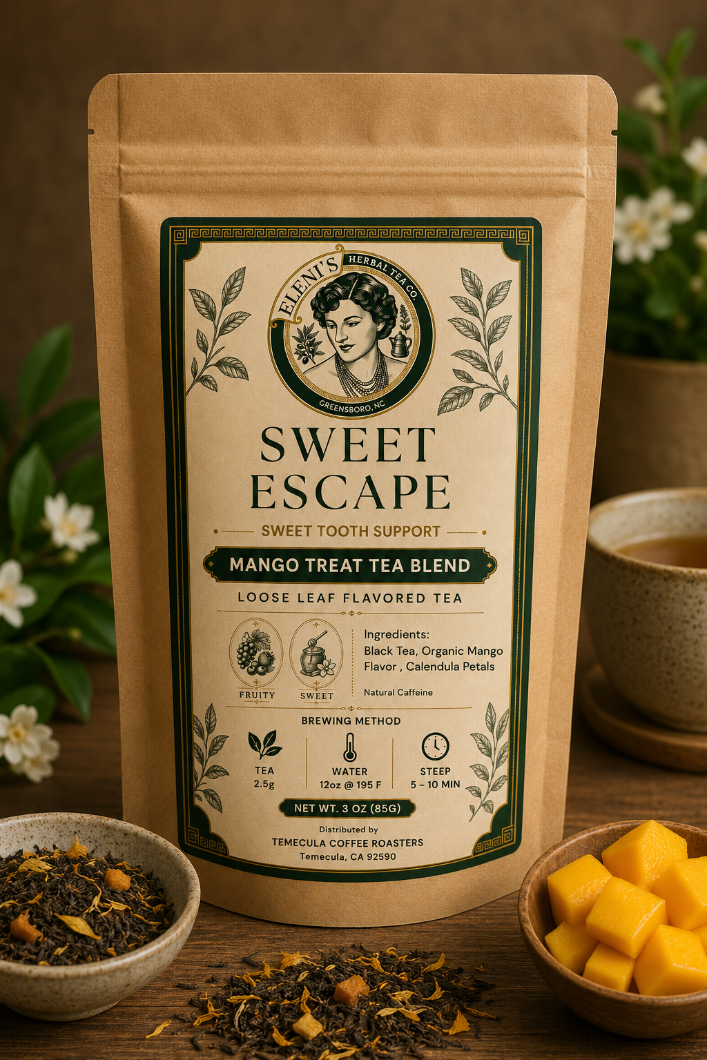 SWEET ESCAPE Loose Leaf Tea - Eleni's Herbal Tea Co.