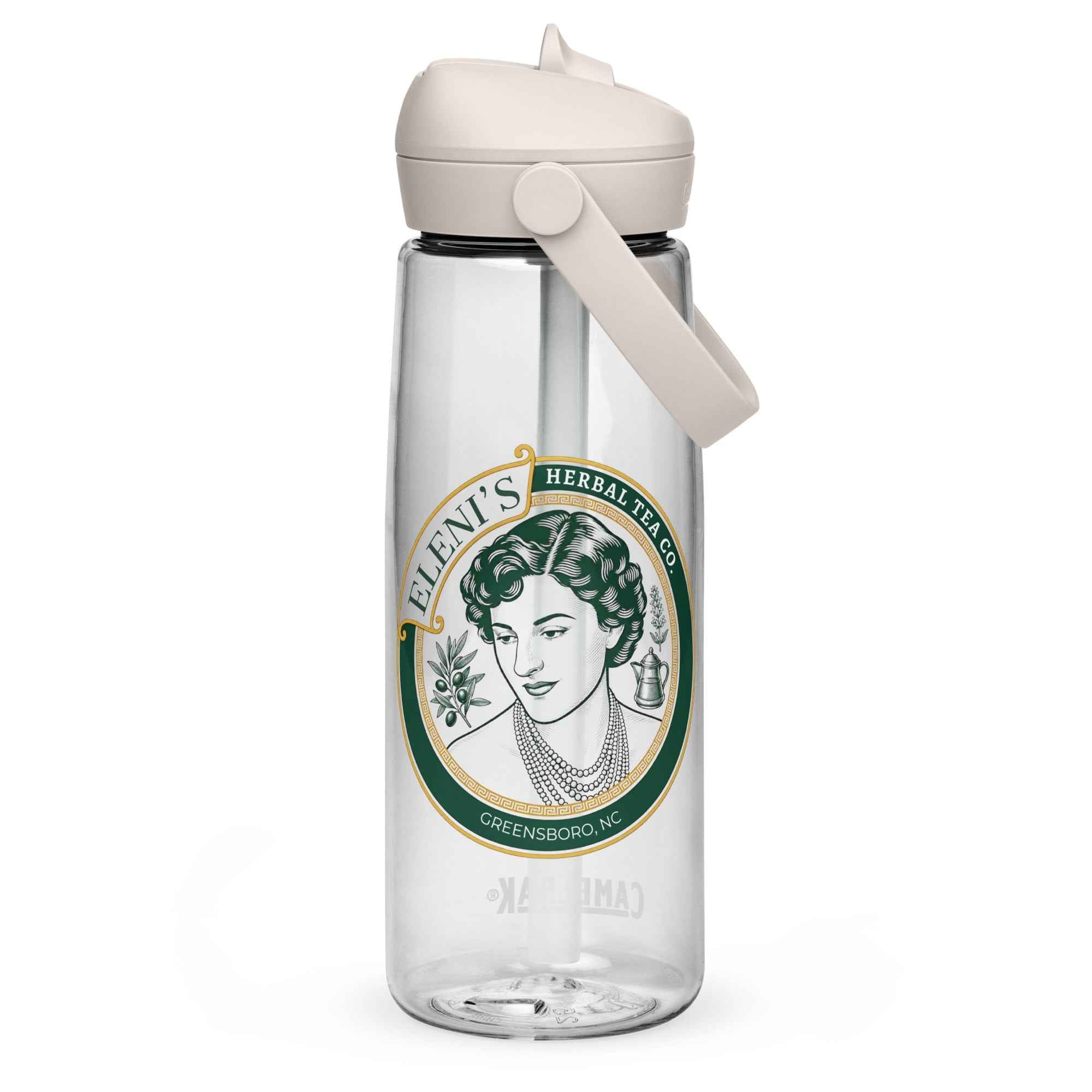 Eleni's Herbal Tea Co. - Flip straw water bottle