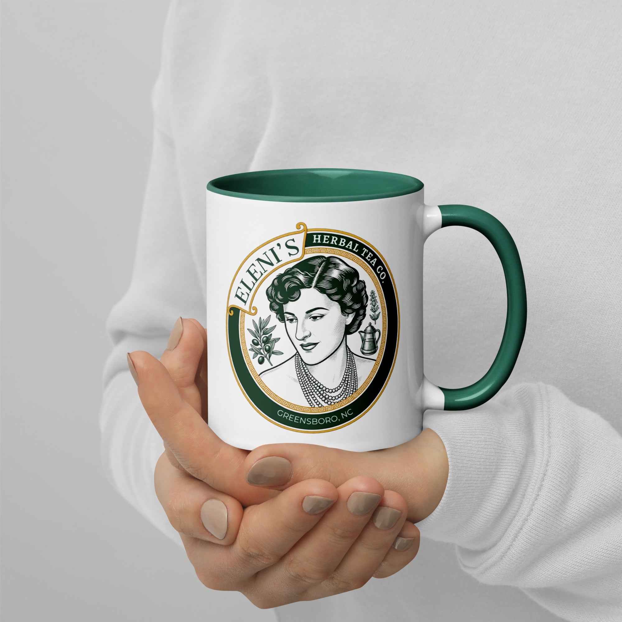 Eleni's Herbal Tea Co. - Mug with Color Inside